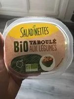 Mängden socker i Taboulé aux légumes
