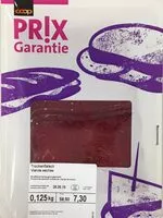 Mängden socker i Viande séchée