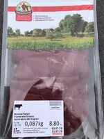 Mängden socker i Viande des grisons IGP