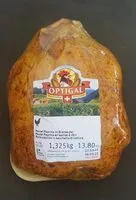 Mängden socker i Poulet Paprika en sachet à rôtir