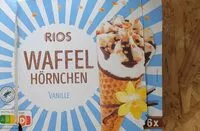 Mängden socker i Rios Waffel Hörnchen vanille