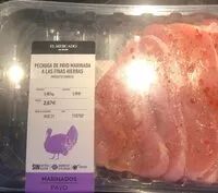 Mängden socker i Pechuga de pavo marinado