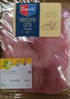 Mängden socker i Rapelli prosciutto cotto