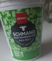 Mängden socker i schmand