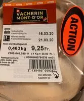 Mängden socker i Fromage vacherin