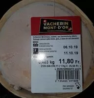Mängden socker i Vacherin Mont-D'Or