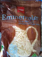 Mängden socker i Penny emmentaler gerieben