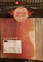 Mängden socker i Gusto del Sol - jamón serrano