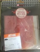 Mängden socker i jamón gusto del sol serrano