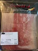 Mängden socker i Jambon cru Serrano