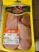 Mängden socker i Escalope de poulet