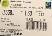 Mängden socker i Bananes