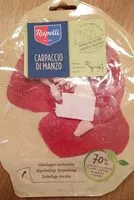 Mängden socker i Carpaccio du Manzo bœuf