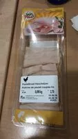 Mängden socker i Pouletbrust Hauchdünn