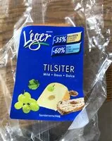 Mängden socker i Tilsiter léger
