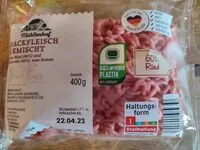 Mängden socker i Hackfleisch gemischt