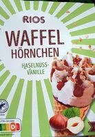 Mängden socker i Waffel Hörnchen Haselnuss-Vanille