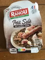 Mängden socker i Petit salé aux lentilles vertes