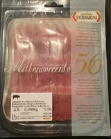 Mängden socker i Jambon cru riserva emiliana