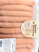 Mängden socker i Saucisse de strasbourg