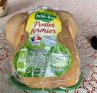 Mängden socker i poulet fermier bio
