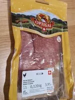 Mängden socker i Salami de poulet
