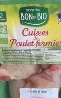 Mängden socker i Cuisses de poulet fermier