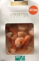 Mängden socker i ASC SEL Crevette Tail On Cuite