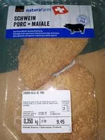 Mängden socker i Cordon bleu de porc