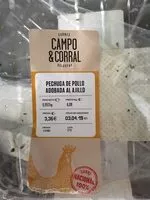 Mängden socker i Pechuga de pollo adobada al ajillo