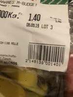 Mängden socker i Bananas