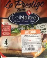 Mängden socker i Jambon Le Prestige fumé