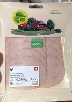 Mängden socker i Poitrine de poulet fumé