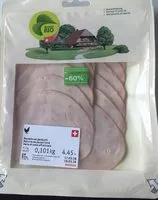 Mängden socker i Poitrine de poulet fumé