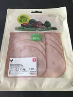 Mängden socker i Poitrine de poulet fumé