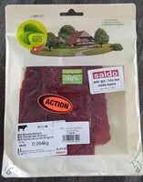 Mängden socker i Bio viande des grisons