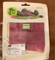 Mängden socker i BIO viande des Grisons