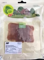 Mängden socker i BIO viande des grisons