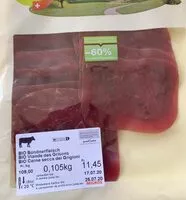 Mängden socker i BIO Viande des Grisons