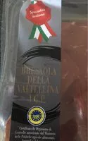 Mängden socker i Bresaola della Valtellina