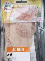 Mängden socker i Charcuterie volaille