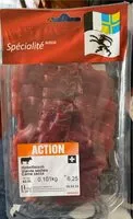 Mängden socker i Viande séchée
