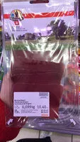 Mängden socker i Viande des Grisons