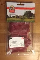 Mängden socker i viande séchée extra fin