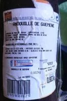 Mängden socker i Andouille de guemené