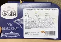 Mängden socker i Suprema de atún de aleta amarilla