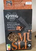 Mängden socker i Premium Knusper Musli Triple Choc