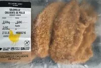 Mängden socker i Solomillo crujiente de pollo