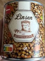 Mängden socker i Linsen mit Suppengrün