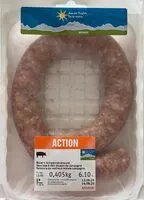 Mängden socker i Saucisse à rotir de porc de campagne